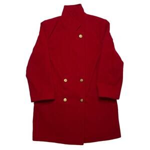 Forecaster of Boston Peacoat Red Wool Women's 9/10 Winter Classic Outdoor